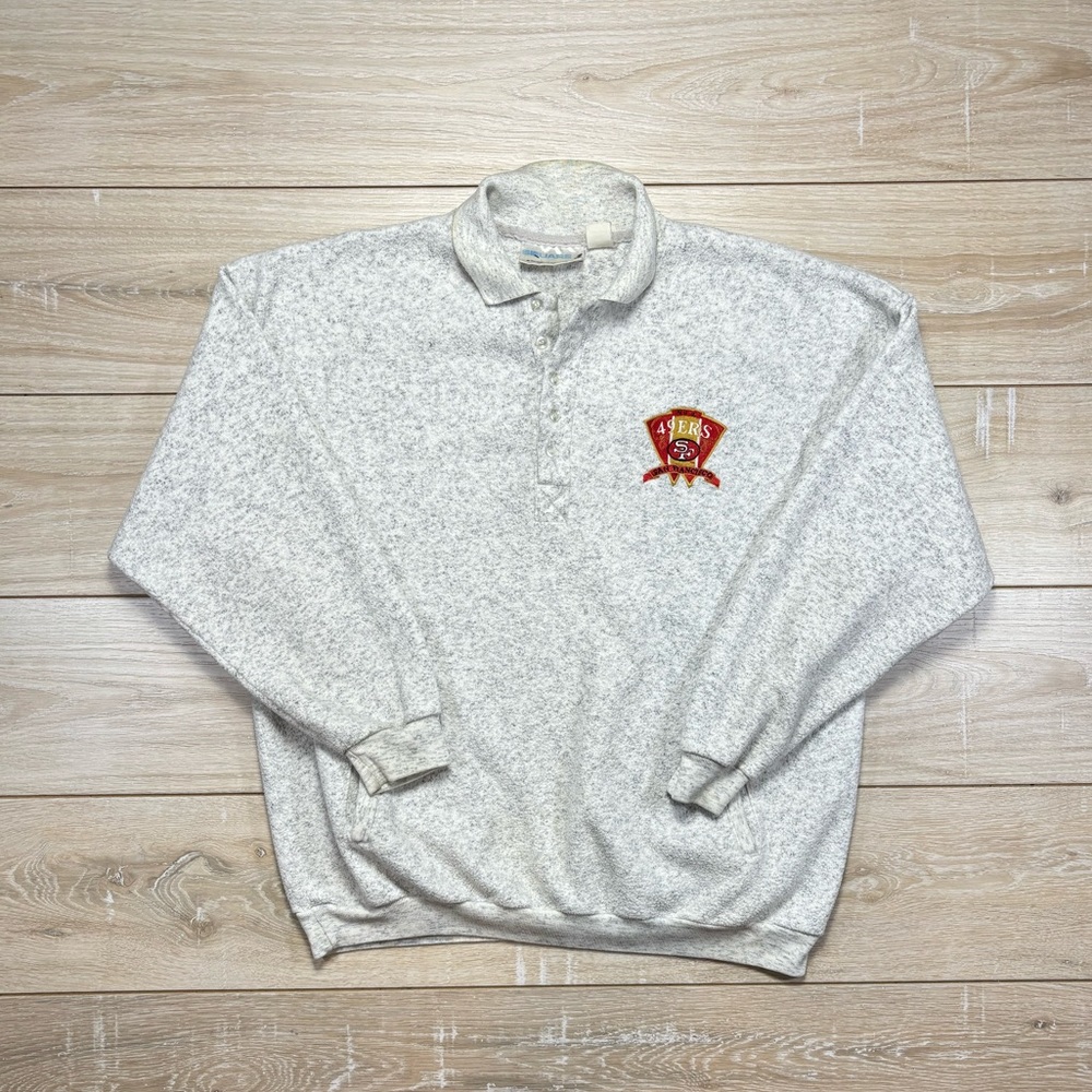 Vintage 90s San Francisco 49ers Fleece sweatshirt | Size XL